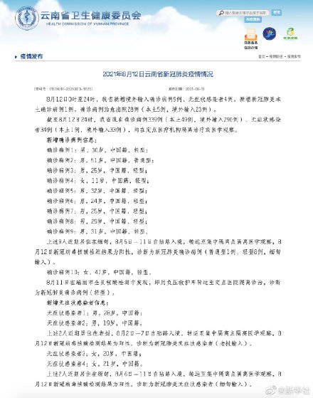 云南输入性病例最新动态分析与防控措施调整